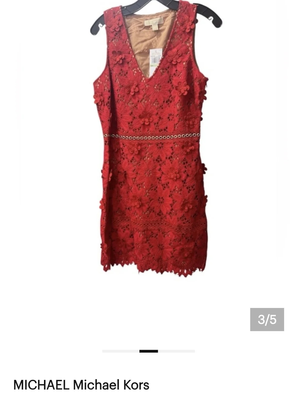 Michael Kors bold red
